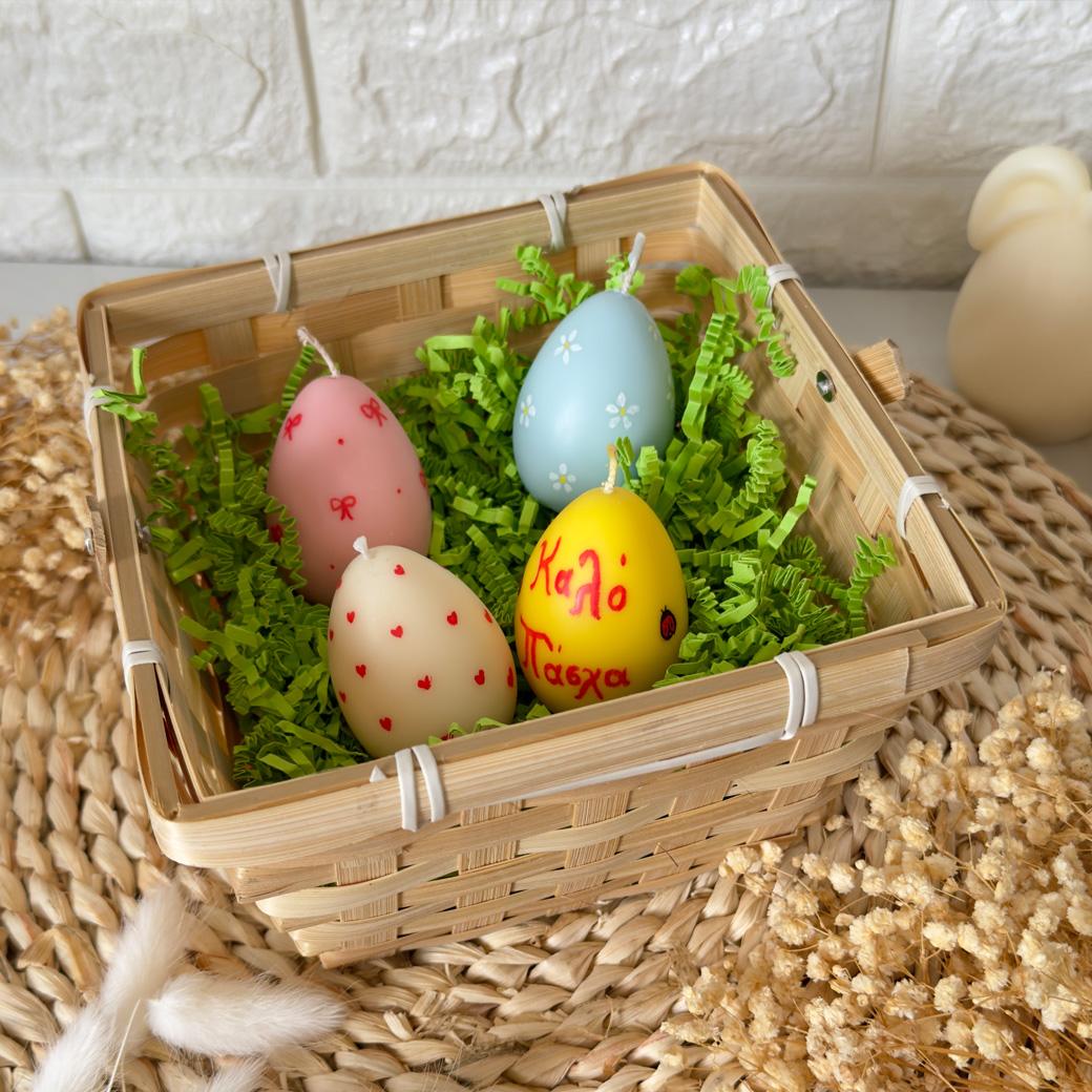 Happy Easter Egg Candle